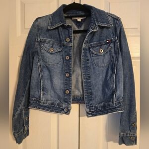 Tommy Hilfiger Classic Blue Denim Jacket Women’s Size M